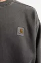 szary Carhartt WIP bluza bawełniana Nelson Sweat