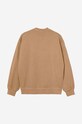 Carhartt WIP cotton sweatshirt Nelson Sweat brown I029957.DUSTY.H.BR
