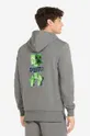 Βαμβακερή μπλούζα Puma x Minecraft γκρί