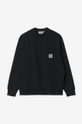 negru Carhartt WIP bluză Pocket Sweat