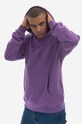 Maharishi bluza bawełniana z kapturem fioletowy 4098.PURPLE