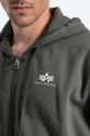 πράσινο Μπλούζα Alpha Industries Basic Zip Hoody