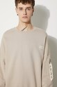 Βαμβακερή μπλούζα Alpha Industries μπεζ 118317.627