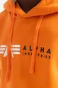 pomarańczowy Alpha Industries bluza