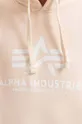 béžová Mikina Alpha Industries