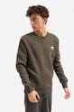 Mikina Alpha Industries Basic Sweater Small Logo bez kapucne zelená 188307.142