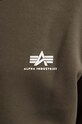 Alpha Industries bluză Basic Sweater Small Logo verde 188307.142