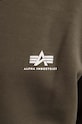 Mikina Alpha Industries Basic Sweater Small Logo zelená 188307.142