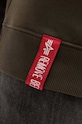 Mikina Alpha Industries Basic Sweater Small Logo 188307.142 zelená