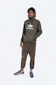 Alpha Industries bluză Basic Hoodie 178312.257 verde AA00