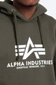 Alpha Industries bluza Basic Hoodie zielony 178312.257