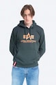 Alpha Industries bluza Basic Hoody z kapturem turkusowy 178312.353