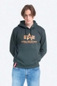 turquoise Alpha Industries sweatshirt Basic Hoody Men’s