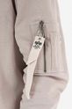 Alpha Industries bluza bawełniana Organics EMB Hoody 118350.627 szary