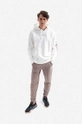 Alpha Industries cotton sweatshirt Organics EMB Hoody white