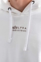 bílá Bavlněná mikina Alpha Industries Organics EMB Hoody