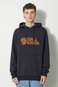 Fjallraven cotton sweatshirt Planet friendly navy F84144.555