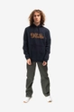 Fjallraven cotton sweatshirt navy