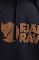 Βαμβακερή μπλούζα Fjallraven σκούρο μπλε F84144.555