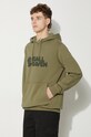 Fjallraven hanorac de bumbac Logo Hoodie verde F84144.622