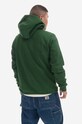 Fjallraven hanorac de bumbac Logo Hoodie F84144.678 verde SS24