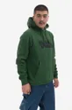 zielony Fjallraven bluza bawełniana Logo Hoodie