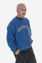 PLEASURES bluza Mars Sherpa Crewneck bez kaptura niebieski P23SP019