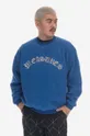 blue PLEASURES sweatshirt Mars Sherpa Crewneck