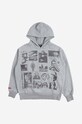 Odzież PLEASURES bluza Choices Hoodie P23SP021 szary