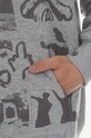 PLEASURES sweatshirt Choices Hoodie gray P23SP021
