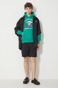 Dukserica PLEASURES Rhythm Hoodie P23SP024 zelena AA00