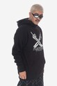 PLEASURES bluza Dont Care Hoodie z kapturem czarny P23SP052