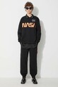 Mikina Alpha Industries NASA Reflective Sweater 178309.614 čierna AA00