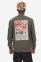 Кофта Alpha Industries Sweats & Hoodys без капюшона зелёный 136300.142