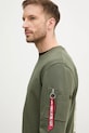 Alpha Industries bluză Sweats & Hoodys 136300.142 verde