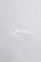 Karl Kani bluza bawełniana Chest Signature Destroyed 6029144 szary