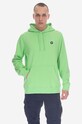 Bavlněná mikina Wood Wood Ian Hoodie GOTS 10245604-2424 PALE GREEN zelená 10245604.2424