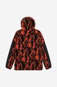 Mikina Wood Wood Palmer Swirl Print Fleece Hoodie 12245600-2075 RUST 12245600.2075 oranžová AA00