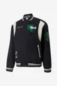Puma wool blend bomber jacket The Mascot T7 black