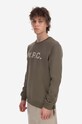 Bavlnená mikina A.P.C. Sweat Vpc Bicolore zelená COFAX.H27803