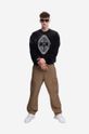 Памучен суичър A-COLD-WALL* Gradient Crewneck ACWMW125 BLACK ACWMW125