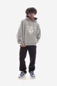 Ader Error sweatshirt applique gray BMADSSHD0102GR