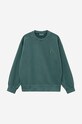 Clothing Carhartt WIP cotton sweatshirt Nelson Sweat I029957 green