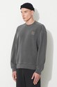 Carhartt WIP cotton sweatshirt Nelson Sweat gray I029957