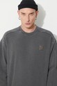 Carhartt WIP cotton sweatshirt Nelson Sweat I029957 gray