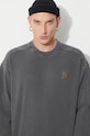 Carhartt WIP cotton sweatshirt Nelson Sweat I029957 gray