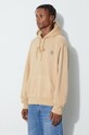 Carhartt WIP cotton sweatshirt Hooded Nelson Sweat I029963 beige I029963
