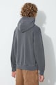 Odjeća Pamučna dukserica Carhartt WIP Hooded Nelson Sweat BOTANIC I029963 siva