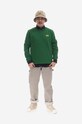 Fjallraven bluza bawełniana Vardag aplikacja zielony F87070.678