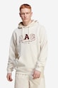 Odzież adidas Originals bluza bawełniana adidas Originals Metro AAC Hood IC8382 IC8382 beżowy